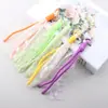 Cordão para Celular com Renda Colorida Dopamina Tendência, Chaveiro de Boneco de Pelúcia para Bolsa