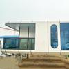Casa de férias de baixo custo modular construção de contêiner simples cápsula de espaço de vento RV móvel B & B