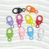 Pintura en spray color amor aleación cierre de langosta corazón de melocotón llavero accesorios para joyería diy accesorios para cadena de teléfono móvil bolsa colgante