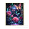 Venta al por mayor, pintura de diamante 5dDIY, diamante redondo completo, comercio exterior, tigre, figura animal, paisaje, pintura de ladrillo y piedra enmarcada, pegatina, pintura de diamante