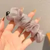 Pinza de plátano para coleta alta estilo coreano para mujer, pinza elegante para la parte trasera de la cabeza, pinza de garra para fijar el cabello, pasador vertical, accesorio para el cabello