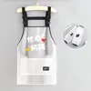 Avental à Prova d'Água e de Óleo em TPU, Sem Lavagem, com Impressão de Logo para Uso na Cozinha e em Casa, Uniforme de Trabalho para Catering Feminino, Vestuário de Trabalho Aquático