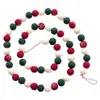 Decoração de Natal Personalizada em Atacado Bolas de Lã Feltro Pingentes para Árvore de Natal Decoração de Natal Penduricalhos para Vitrines e Shoppings