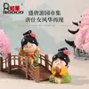 Adornos de Dama Tang Estilo Antiguo, Decoraciones para el Hogar Lindas con Corazón de Niña, Muñecas Tang Xiaoyuan Versión Q, Regalos de Cumpleaños para Niñas