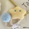 Otoño e Invierno Nuevo Infantil Niñas Lindo Peludo Terciopelo Estrella Luna Pasador Pasador Anillo para el Cabello Cuerda para el Cabello Accesorios para el Cabello