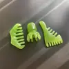 Pente Gua Sha Pente de Massagem Atacado Ferramenta de Terapia do Couro Cabeludo de Resina Ferramenta de Beleza dos Meridianos de Cinco Pontas Pente com Cabo de Cinco Pontas