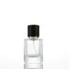 Frasco de perfume de vidro de alta qualidade fundo grosso listra vertical frasco dividido 30ml50ml frasco spray de perfume frasco cosmético atacado