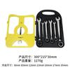 Llave de Carraca de Doble Propósito Juego de Llaves Rápidas 72 Dientes Acero al Cromo Vanadio/Llave de Carraca de Cabeza Móvil 8-32mm