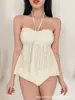 26 Novos Maiôs Biquínis Sexy de Praia Europeus e Americanos para Amazon, Modernos e Emagrecedores, Costas Nuas com Gola Halter para Fontes Termais