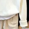 Nuevo suéter de otoño con cuello polo para niños, elegante y versátil, top de punto para niños y niñas, top de bebé moderno y cálido