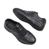 Envío Directo Zapatos Casuales de Cuero Cómodos para Todas las Estaciones Ligeros Cómodos Zapatos para Hombre Transpirables Suela Suave Negro Deportivos Zapatos Pequeños de Cuero Venta al por Mayor