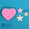 Pedra de Aroma Borboleta Camomila Pequena Molde de Silicone Líquido Gesso Decoração de Bolo DIY Molde de Pasta de Goma Fondant