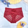 Cueca Masculina de Seda Gelada com Malha de Secagem Rápida Modal Respirável Refrescante de Verão