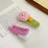 Novo Presilha de Cabelo de Urso de Pelúcia Desenho Animado, Acessório de Cabelo Fofo para Outono e Inverno para Meninas, Presilha Bico de Pato para Franja e Fios Soltos, Versátil