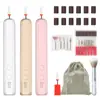 Pulidor de Uñas Eléctrico, Pulidor de Uñas Pequeño Inalámbrico, Herramienta Portátil para Manicura y Eliminación de Uñas para el Hogar, Almacena Electricidad sin Calentarse