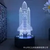 Luz de noche 3D transfronteriza nueva serie de coche deportivo, avión, motocicleta, control remoto táctil USB, lámpara de mesita de noche de regalo creativo