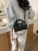 Bolsa de corrente pequena estilo Chanel com trama de losangos feminina nova em couro genuíno moda versátil bolsa de mão bolsa de ombro bolsa de alta qualidade para axila