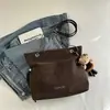 Bolsa Transversal Design de Nicho Bolsa de Ombro Fashion Versátil Corrente Cordão Bolsa Tote Bolsa de Ombro Chique Bolsa de Mão para o Dia a Dia