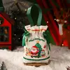 Caja de Manzana Navideña, Bolsa de Manzana, Bolsa de Lona, Caja de Empaque de Dulces Navideños de Alta Gama, Bolsa de Regalo de Fruta de la Paz, Caja de Regalo