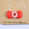 Desenho Halloween Miau Miau Fofo Acessórios DIY Feitos à Mão Kit de Material para Grampo de Cabelo com Cola de Creme e Peças Pequenas de Resina