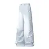 26 Novas Calças Casuais Femininas para Exterior à Prova de Vento, Impermeáveis, Respiráveis, Calças Cargo para Montanhismo, Largas, Abertura da Perna Ajustável, Calças Paraquedas Masculinas