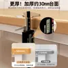 Estante de almacenamiento para cocina, multifuncional, de pie, mesa multicapa, tabla de cortar, banco de trabajo, estante de almacenamiento para microondas y utensilios de cocina, armario lateral