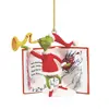 Cartoon de Natal Transfronteiriço Grinch Pingente Criativo Decoração de Árvore de Natal Pingente Acrílico Pendente Criativo para Carro