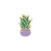 Transfronterizo Caliente AliExpress Caliente Dibujos Animados Creativo Divertido Broche Planta Cactus Combinación Maceta Goteo de Aceite Broche