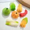 Mini Accesorios de Resina para Frutas y Verduras, Adornos DIY, Gomas para el Cabello, Accesorios para el Cabello, Colgantes, Hebillas para Zapatos, Materiales para Fundas de Teléfono, Pulseras