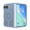 Adecuado para iPhone 18 Doble Funda Magnética con Sensación de Piel Apple Duo Cubierta Protectora Plegable con Sensación de Piel Izquierda y Derecha