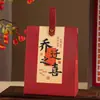 Caixa de Doces para Casamento Chinês, Caixa de Doces de Casamento, Caixa de Presente de Lembrança para Casa Nova Lua Cheia de Um Ano, Bolsa de Mão com Doces para Casamento