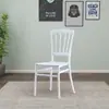 Silla de Junta de Bambú Hotel Boda Plástico Integrado Silla de Comedor Resina Acrílica Usuario Comercial Exterior Plástico Transparente Silla de Banquete