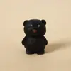 Chaveiro de Escultura em Madeira Artesanal Urso de Pelúcia para Homens e Mulheres, Corrente de Pingente para Mochila de Urso, Pingente Fofo, Presente para Amigos