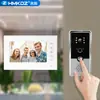 Videoportero con Cable Transfronterizo con Pantalla para Villa Hogar Exterior Set de Timbre Intercomunicador Interior Desbloqueo
