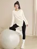 Conjunto de Ropa de Yoga para Mujer 2026 Nuevo Gama Alta Profesional Pilates Correr Entrenamiento Estilo Primavera y Otoño Ropa de Fitness Manga Larga