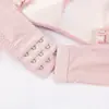 2025 Nuevo Conjunto de Sujetador Sexy de Encaje Delgado sin Aros con Lazo Ropa Interior para Mujer Sujetador Push-Up para Pecho Pequeño