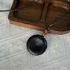 Collar Nuevo Estilo Hebilla de Paz de Sándalo, Diseño Retro Versátil, Cadena para Suéter, Moderno y Sencillo, Adecuado para el Viaje Diario
