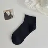 Calcetines de media pantorrilla para mujer de Primavera y Otoño, Calcetines de Maternidad de Algodón Puro con Parte Superior Holgada, Calcetines Delgados de Algodón Puro Absorbentes de Sudor, Sin Costuras, Estilo Slouch, Calcetines Zhuji