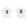 Estilo Nuevo Verano 2026 260g Bape Cabeza de Mono Manga Corta Transfronterizo Comercio Exterior Pareja Estudiante Hombre y Mujer Tops Camiseta