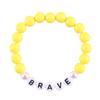 Pulsera de cuentas del alfabeto para niños terminada en stock educación temprana para bebés disponible cuentas acrílicas cuentas de mano al por mayor