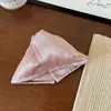 Pinza Triángulo de Concha Satín Dorado Clip Tiburón Etiqueta Dorada Color Puro Pinza para Cabello Medio Recogido Accesorios para el Cabello Tocado