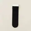 Calcetines de Encaje de Seda de Hielo para Mujer, Estilo Delgado de Verano, Calcetines de Maternidad Transpirables Sin Costuras, Calcetines Holgados de Verano