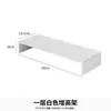 Configuración de Escritorio de Esquina con Soporte Elevado para Laptop, Caja de Almacenamiento de Escritorio, Organizador de Oficina tipo Cajón