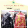 Cabelo de Coelho Tingido Tie-dye Cabelo Falso de Coelho Listrado Cabelo de Coelho Rex Tecido de Pelúcia para Roupas Bagagem Sapatos