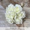 Flor Artificial Sunshine Rose Buquê Artificial Flor Feita à Mão Flor de Casamento Flor Artificial de Seda Decoração de Paisagismo para Casamento Arranjo de Chão