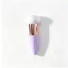 En Stock Nuevo Puff para Polvos con Mango en Forma de Bala, Esponja de Belleza con Cabeza de Hongo Angulada, Doble Uso para Maquillaje Seco y Húmedo, Herramienta de Maquillaje