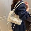 Bolsa Tote Coração de Grande Capacidade Estilo Verão 2025 Laço Nova Casual Ombro Compras Classe Trabalho