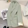 Blazer Primavera e Outono 2025 Moda Versátil Casual Novo Estilo Coreano Design Solto Temperamento Avançado Jaqueta de Terno