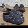 Serie de Lunares - Zapatos casuales de cuero con hebilla de lunares estilo coreano con suelas gruesas, nueva colección otoño temprano 2026 para mujer