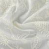 Textura Tencel ligeiramente transparente estilo nacional bordado de folhas e flores tecido estilo ins tecido para vestido de noiva camisa
